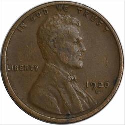"1920-D Lincoln Cent VF Uncertified	"