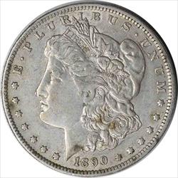 1890-O Morgan Silver Dollar EF Uncertified