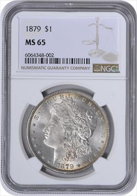 1879 Morgan Silver Dollar MS65 NGC