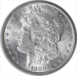 1880-O Morgan Silver Dollar MS60 Uncertified #904