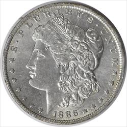 1886-O Morgan Silver Dollar AU58 Uncertified #143