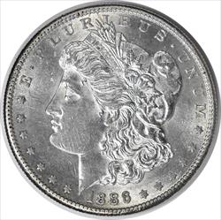 1886-S Morgan Silver Dollar AU58 Uncertified #155