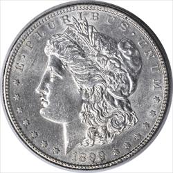 1899-S Morgan Silver Dollar AU58 Uncertified #1250