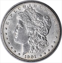 1901-S Morgan Silver Dollar AU58 Uncertified #125