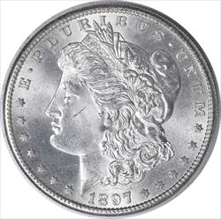 1897-S Morgan Silver Dollar MS63 Uncertified #300