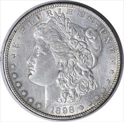 1898-S Morgan Silver Dollar AU Uncertified #309