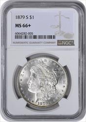 1879-S Morgan Silver Dollar MS66+ NGC