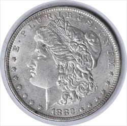 1882-O/S VAM 4 Morgan Silver Dollar O/S Recessed AU Uncertified #150