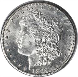 1897-S Morgan Silver Dollar MS63 Uncertified #1131