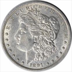 1891-O Morgan Silver Dollar AU Uncertified #1221