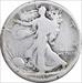 1917-D Walking Liberty Silver Half Dollar Obverse AG Uncertified