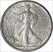 1944 Walking Liberty Silver Half Dollar AU58 Uncertified
