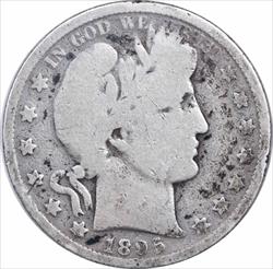 1895-O Barber Silver Half Dollar G/AG Uncertified
