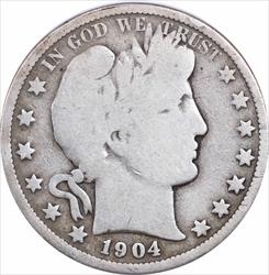 1904-O Barber Silver Half Dollar G+ Uncertified