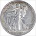 1943-S Walking Liberty Silver Half Dollar EF Uncertified