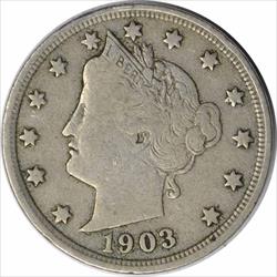 1903 Liberty Nickel F Uncertified