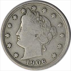 1906 Liberty Nickel F Uncertified