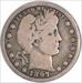 1897-O Barber Silver Quarter VG Uncertified #205