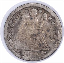 1853 Liberty Seated Silver Dime Arrows F Uncertified