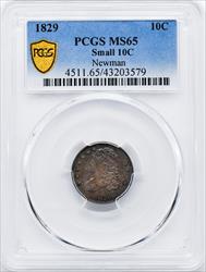 1829 CAPPED BUST 10C