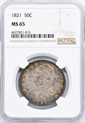 1821 CAPPED BUST 50C