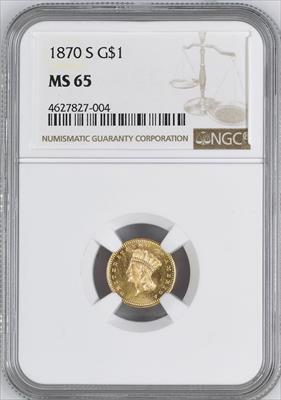 1870-S GOLD G$1