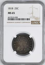 1818 CAPPED BUST 25C