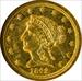 1842-C LIBERTY HEAD $2.5