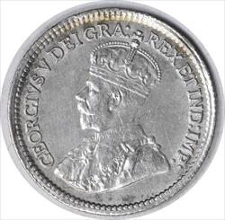 1915 Canada 5 Cents KM22 AU Uncertified #905