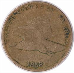 1858 Flying Eagle Cent Large Letters G Uncertified