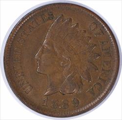 1889 Indian Cent EF Uncertified