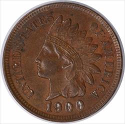 1900 Indian Cent MS60 Uncertified