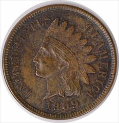 1909 Indian Cent AU Uncertified