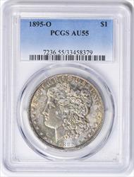 1895-O Morgan Silver Dollar AU55 PCGS