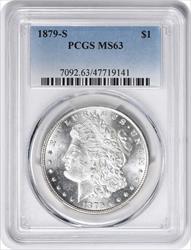1879-S Morgan Silver Dollar MS63 PCGS