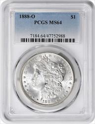 1888-O Morgan Silver Dollar MS64 PCGS