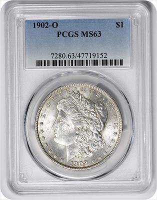 1902-O Morgan Silver Dollar MS63 PCGS