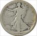 1917-D Walking Liberty Silver Half Dollar Reverse G Uncertified