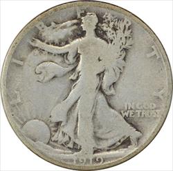 1919 Walking Liberty Silver Half Dollar G Uncertified
