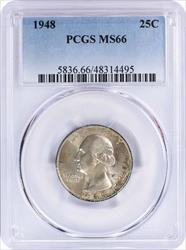 1948 Washington Silver Quarter MS66 PCGS