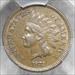 1872 Indian Cent, Semi Key Date, PCGS/CAC AU-55, Original