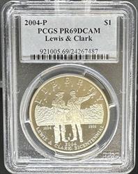 2004 S$1 Lewis & Clark PR69DCAM PCGS