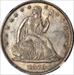 1870-CC Liberty Seated Half Dollar MS62 NGC