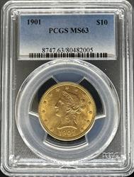 1901 $10 Liberty MS63 PCGS