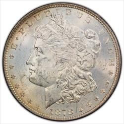 1878 Morgan Dollar, 8 Tailfeathers, Choice Uncirculated, PCGS MS-62