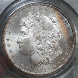 1882-CC Morgan Dollar, Choice Uncirculated, PCGS/CAC MS-63, Nice Color