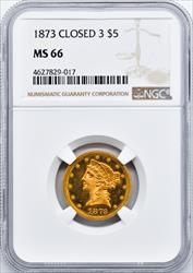 1873 LIBERTY $5