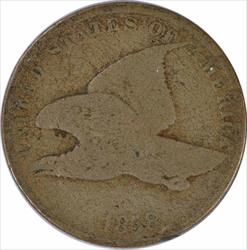 1858 Flying Eagle Cent Small Letters G Uncertified