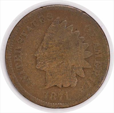 1871 Indian Cent G Uncertified