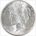 1922-S Peace Silver Dollar MS60 Uncertified
